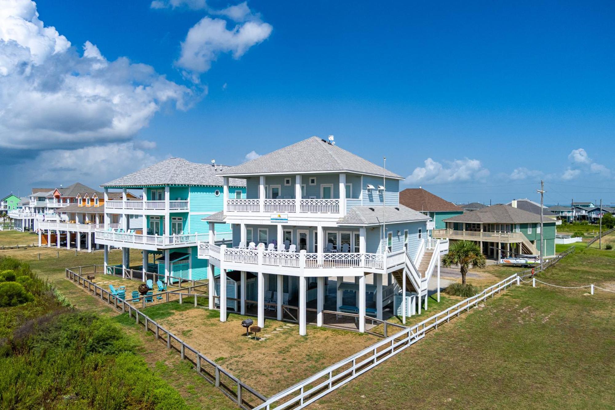 Sea It All Beachfront 4Br! Panoramic Views, Bar & Large Decks Crystal Beach Exterior foto