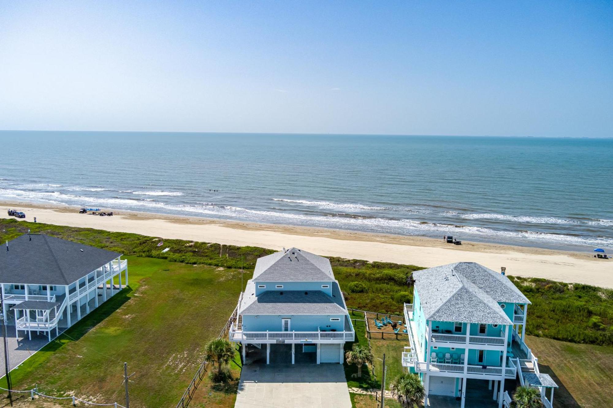 Sea It All Beachfront 4Br! Panoramic Views, Bar & Large Decks Crystal Beach Exterior foto