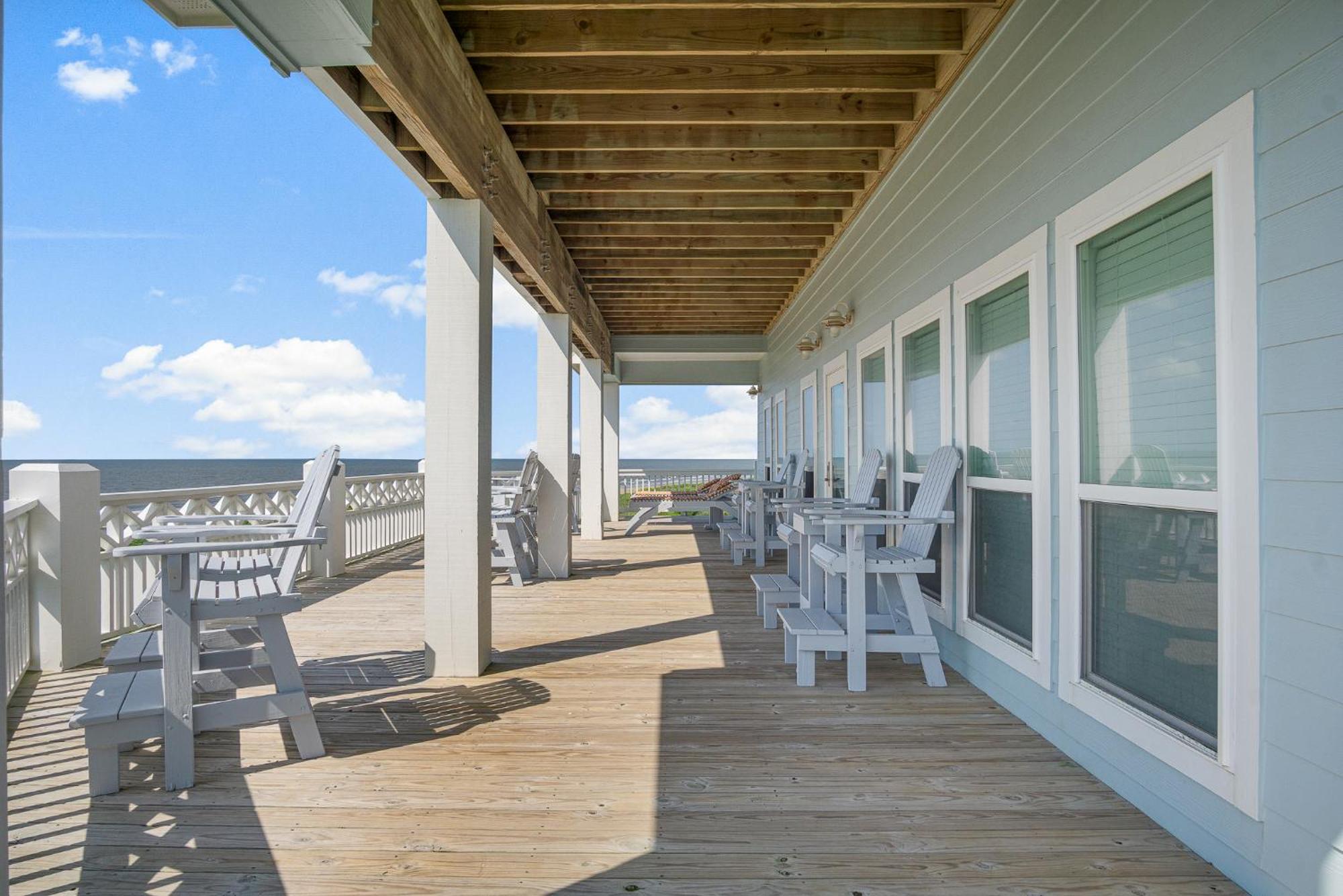 Sea It All Beachfront 4Br! Panoramic Views, Bar & Large Decks Crystal Beach Exterior foto