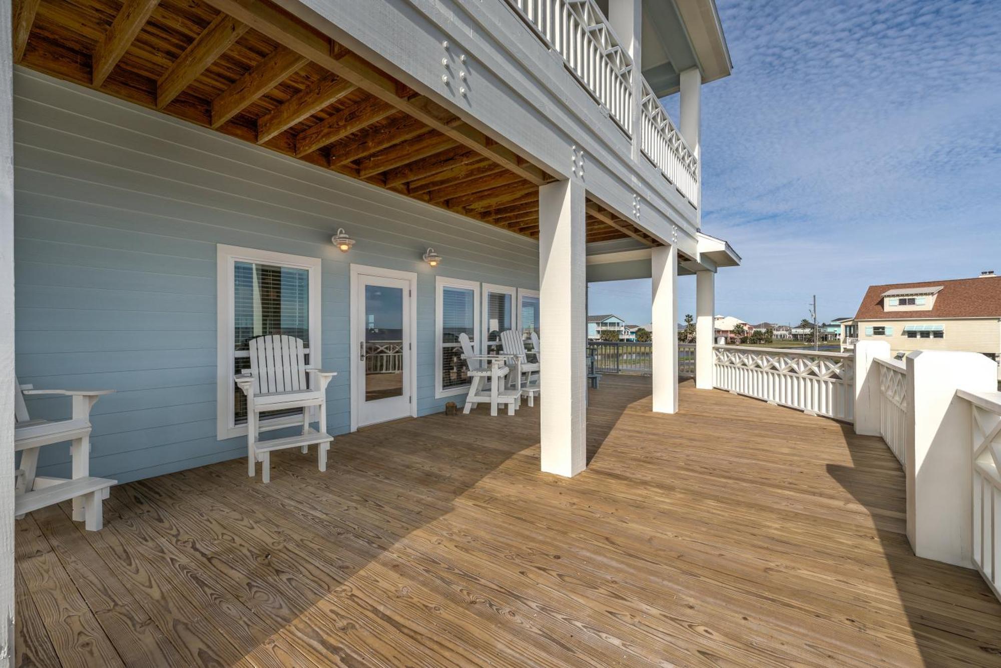 Sea It All Beachfront 4Br! Panoramic Views, Bar & Large Decks Crystal Beach Exterior foto