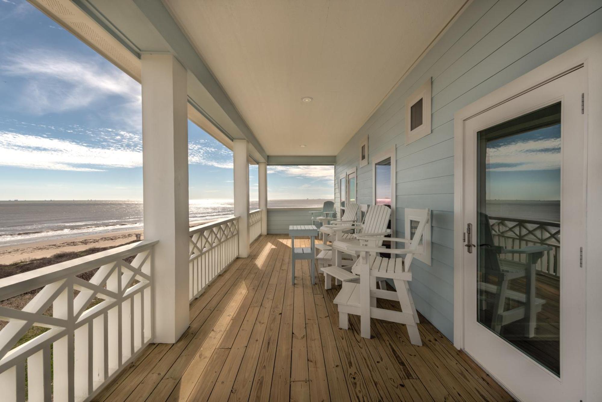 Sea It All Beachfront 4Br! Panoramic Views, Bar & Large Decks Crystal Beach Exterior foto