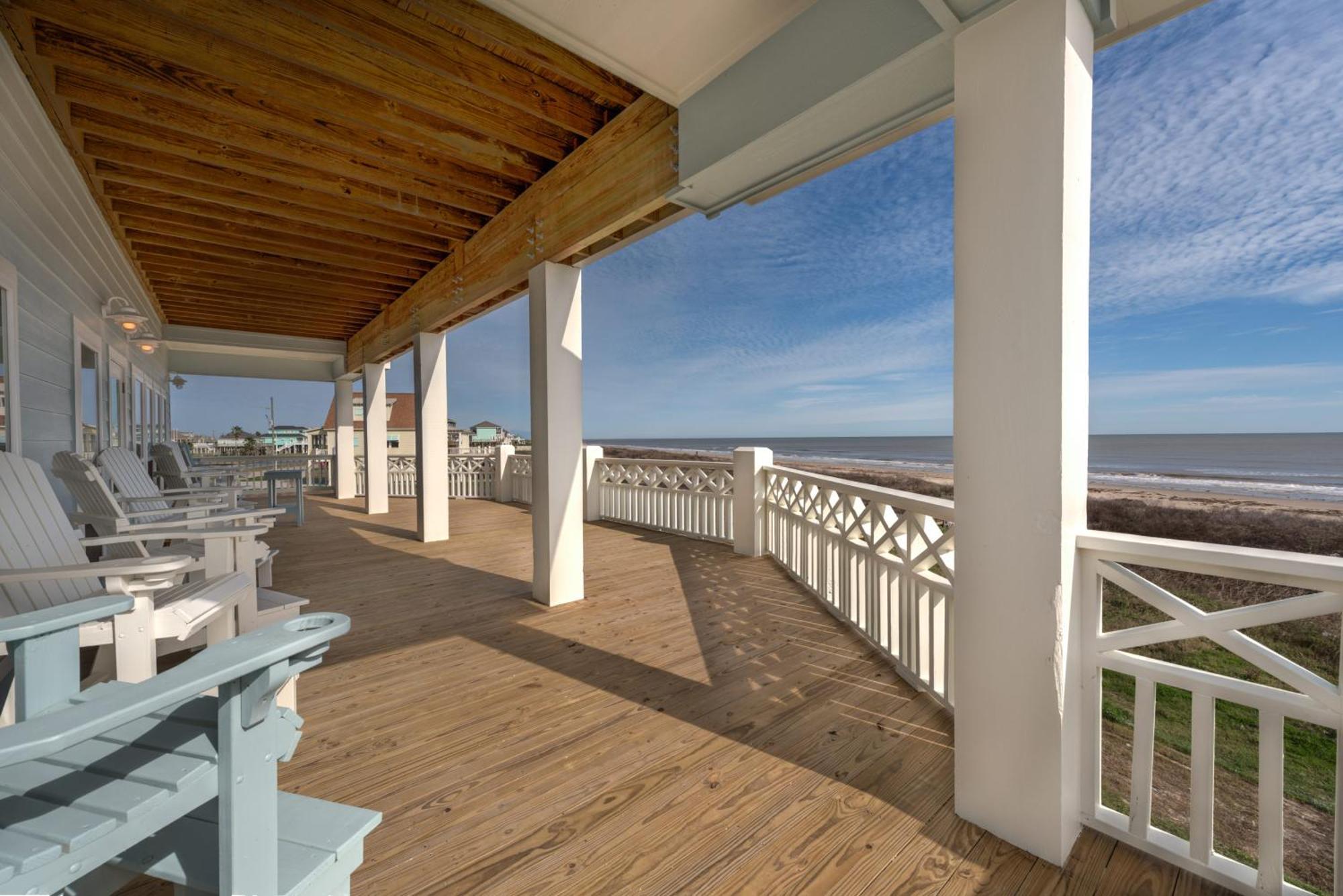 Sea It All Beachfront 4Br! Panoramic Views, Bar & Large Decks Crystal Beach Exterior foto