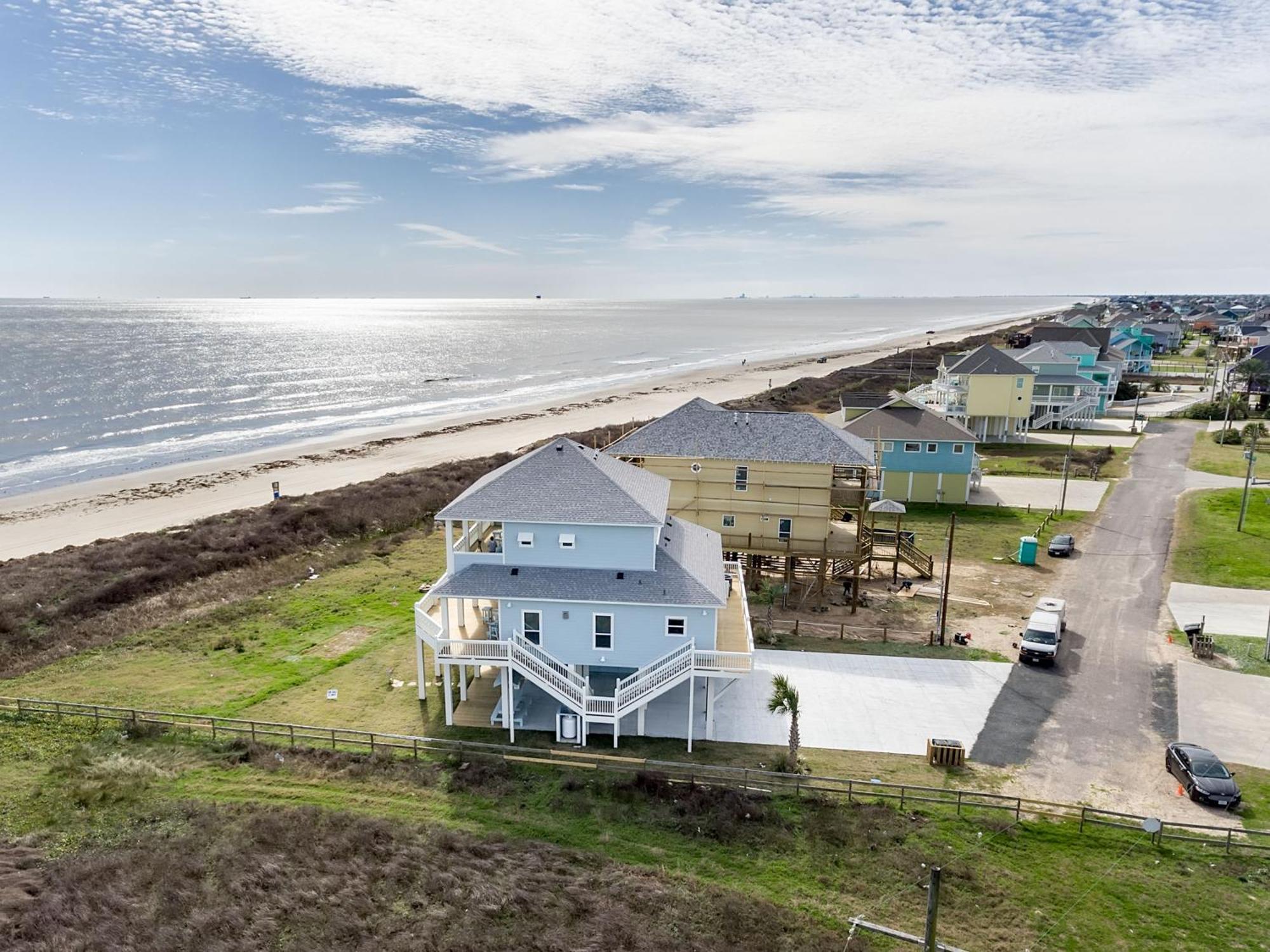 Sea It All Beachfront 4Br! Panoramic Views, Bar & Large Decks Crystal Beach Exterior foto