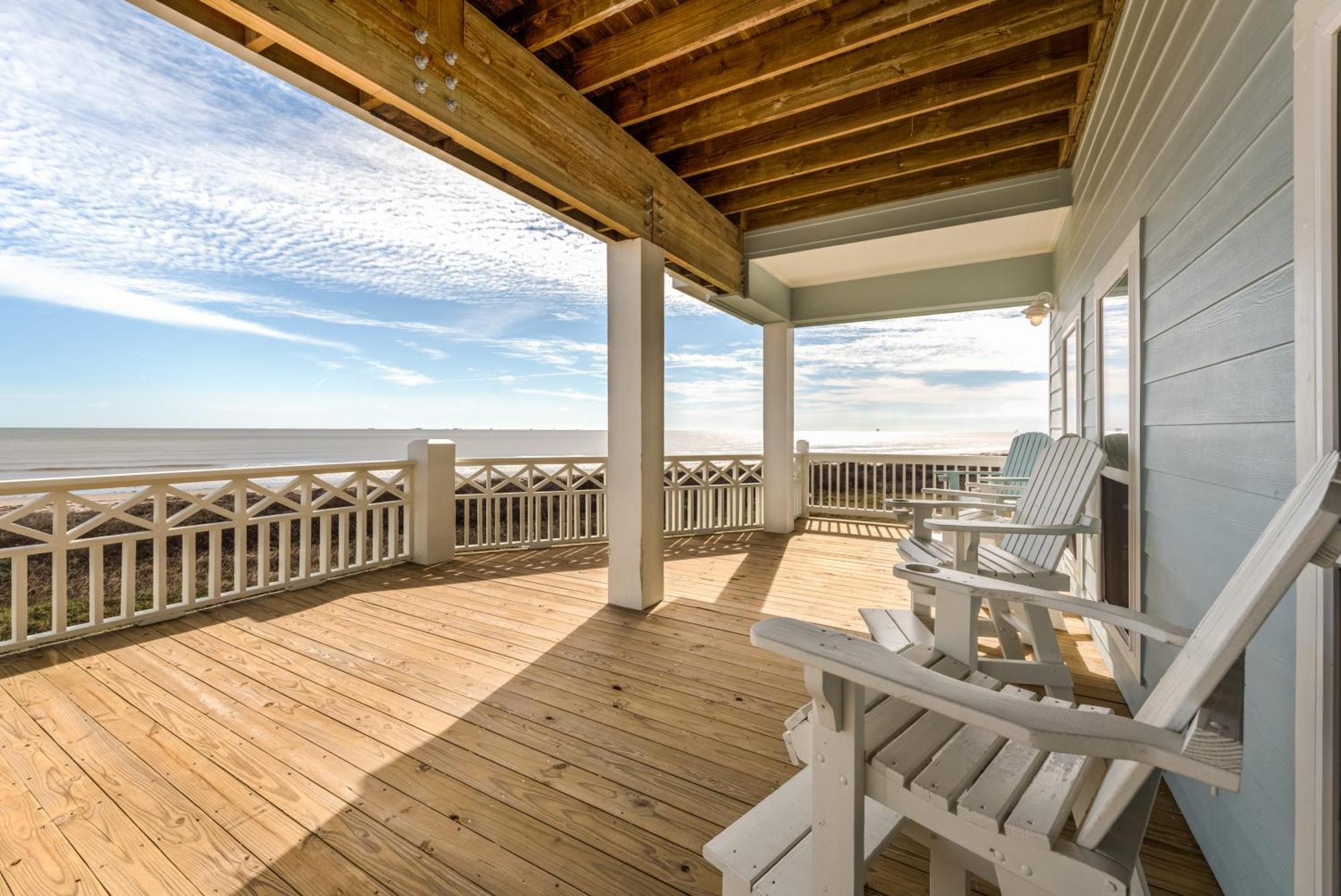 Sea It All Beachfront 4Br! Panoramic Views, Bar & Large Decks Crystal Beach Exterior foto